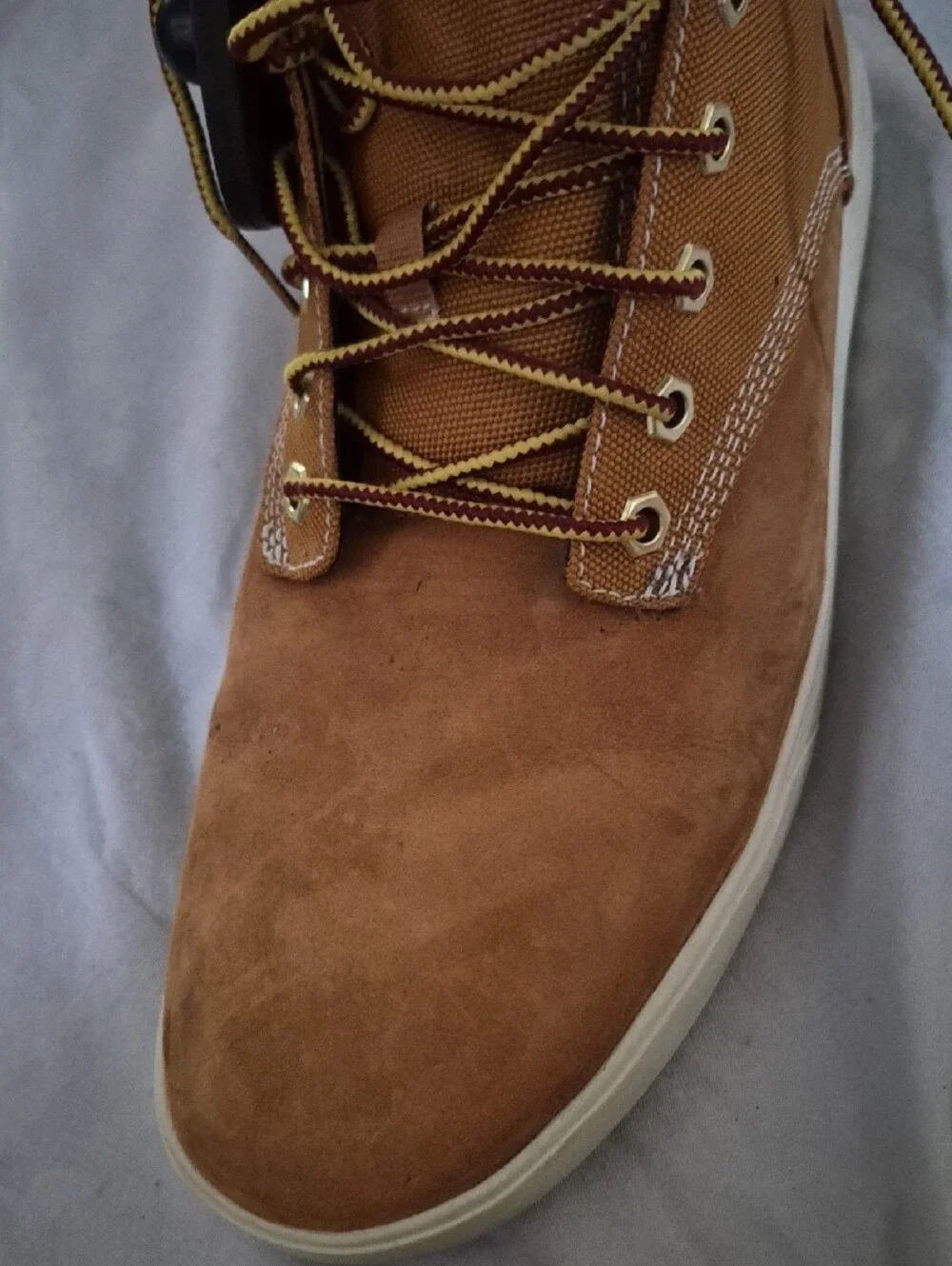 Timberland Groveton Chukka Wheat Nubuck Leather Boots